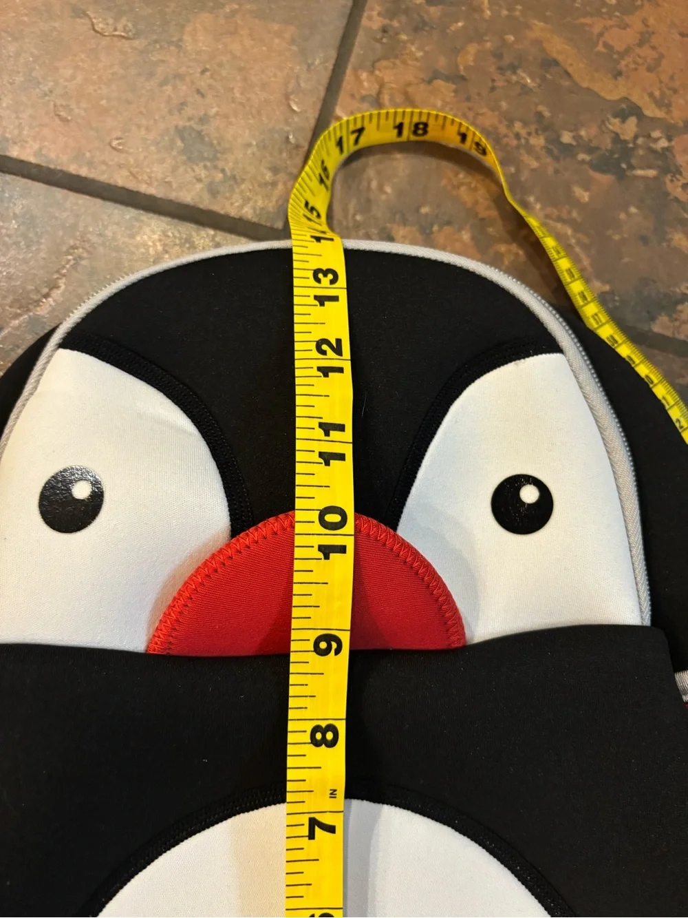 Skip Hop Penguin Kids Backpack - Black, White & Red